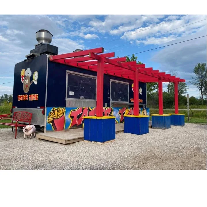 The Tater Time food truck on Highway 7 east of Perth